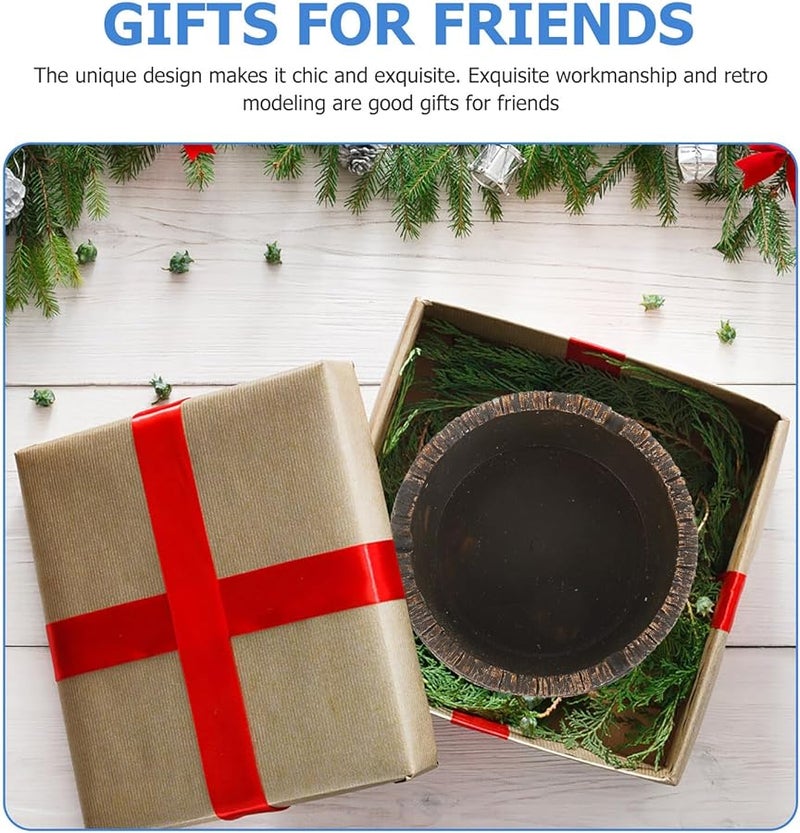 مطفأة سجائر من الأسمنت العتيق بتصميم كلاسيكي خفيف الوزن وسهل التنظيف للمنزل والمكتب والفندق - Image 4